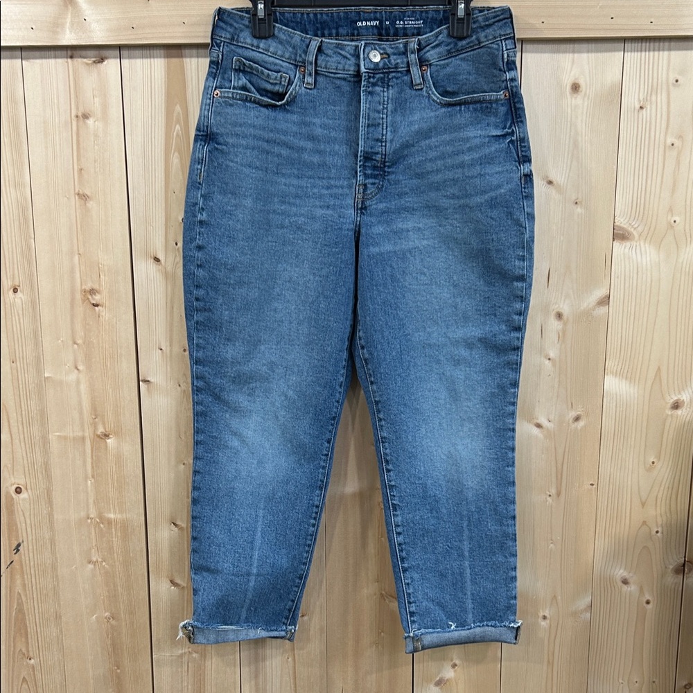 Old Navy high rise OG straight jeans, 12